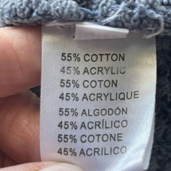 MOD Black Label Blue Sweater Hoodie, Size Medium/Large - Picture 4 of 12